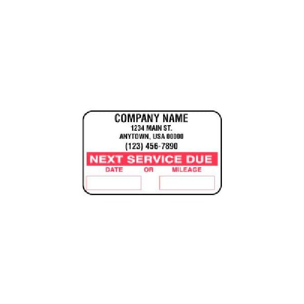 John Dow Adhesive Labels - 1000 Labels/Roll - SC-1000